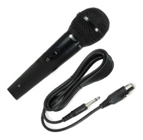 MICROFONO DINAMICO UNIDIRECCIONAL METALICO NEGRO RADOX 490-125 N