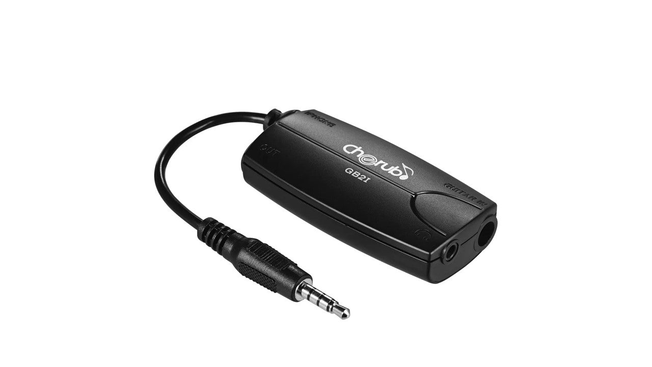 ADAPTADOR PARA IPHONE GUITARRA Y BAJO CHERUB GB-2I N