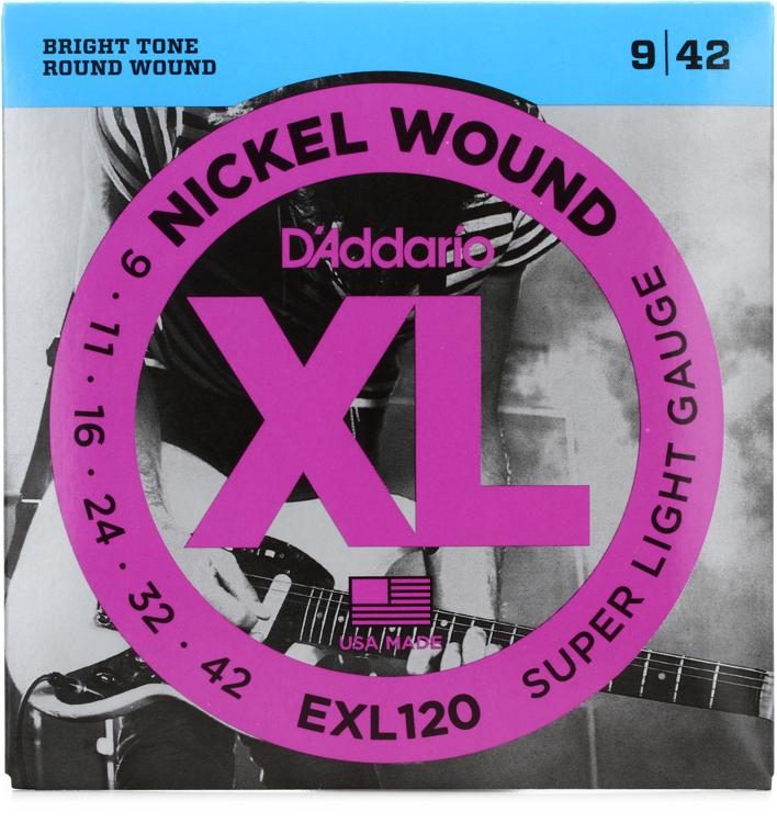 CUERDAS PARA GUITARRA ELECTRICA DADDARIO EXL-120 09-42 N