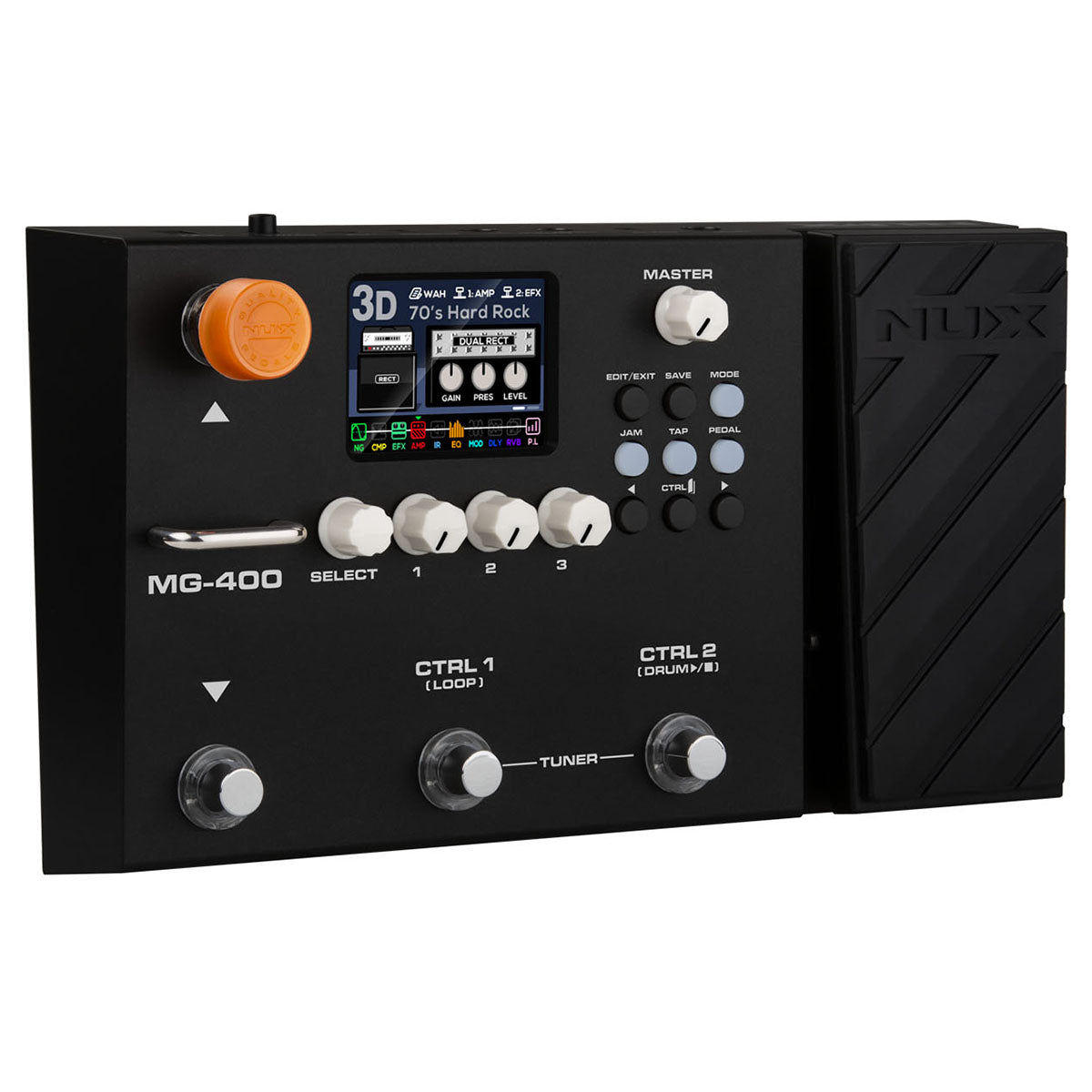 PROCESADOR NUX P/GUITARRA MOD. MG-400 N