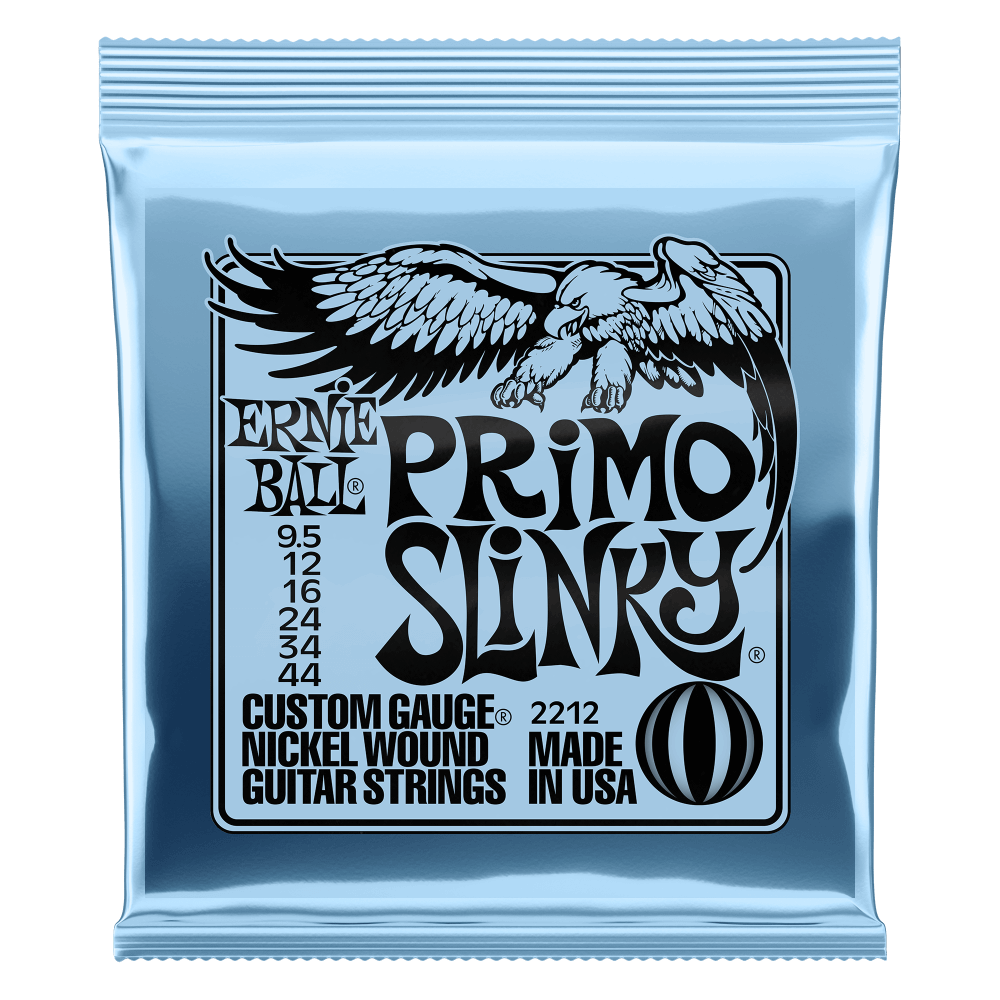 ENCORDADURA ERNIE BALL PRIMO SLINKY PARA GUITARRA ELECTRICA ,095-,044