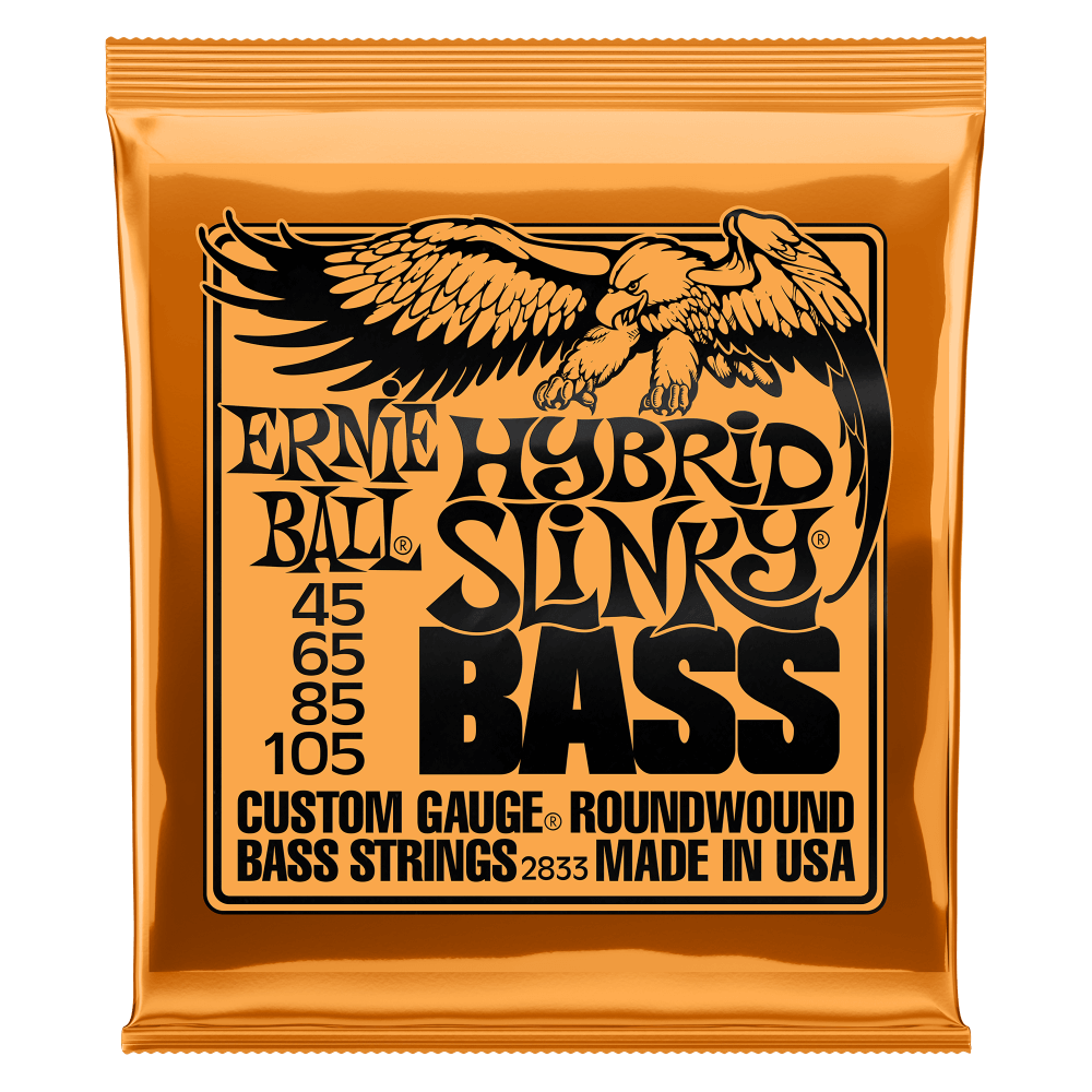 CUERDAS ERNIE BALL HYBRID SLINKY PARA BAJO ELECTRICO 4 CDAS 2833 N