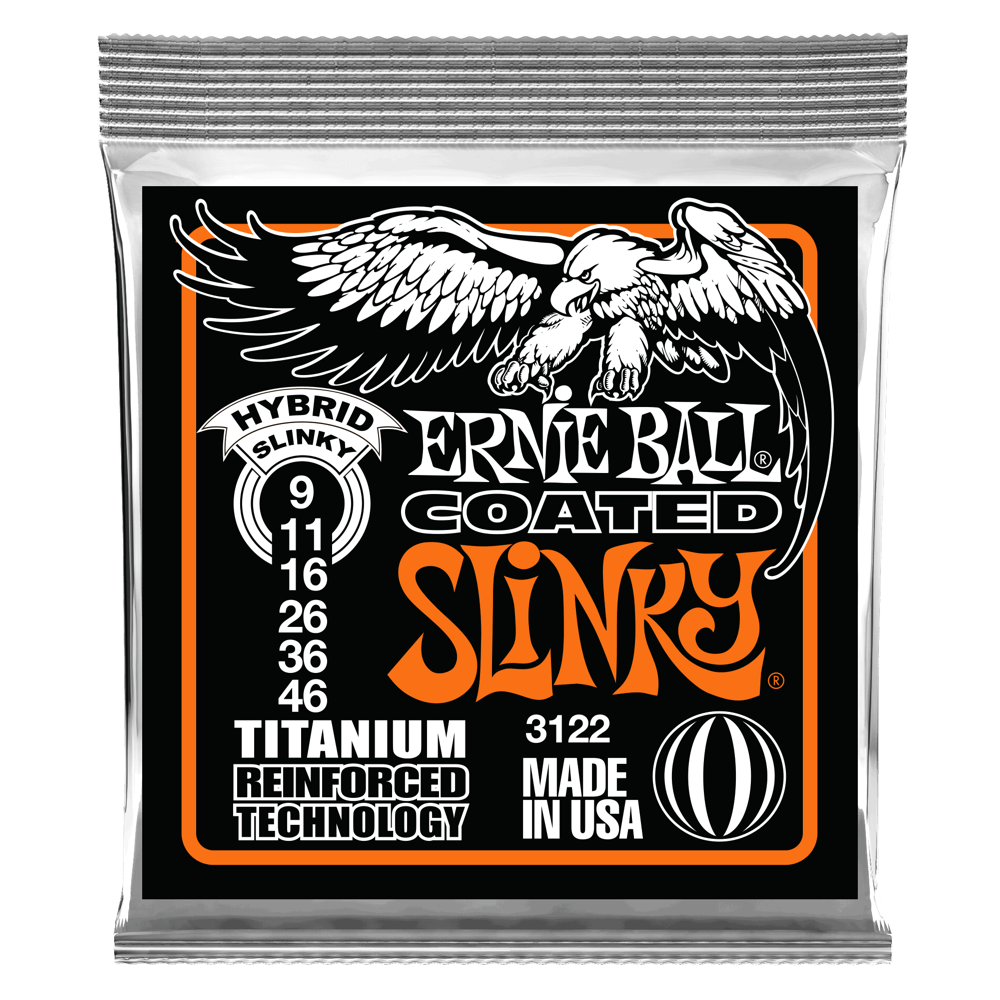 ENC. GUIT. ELEC. EBALL HYBRID .SLINKY COATED