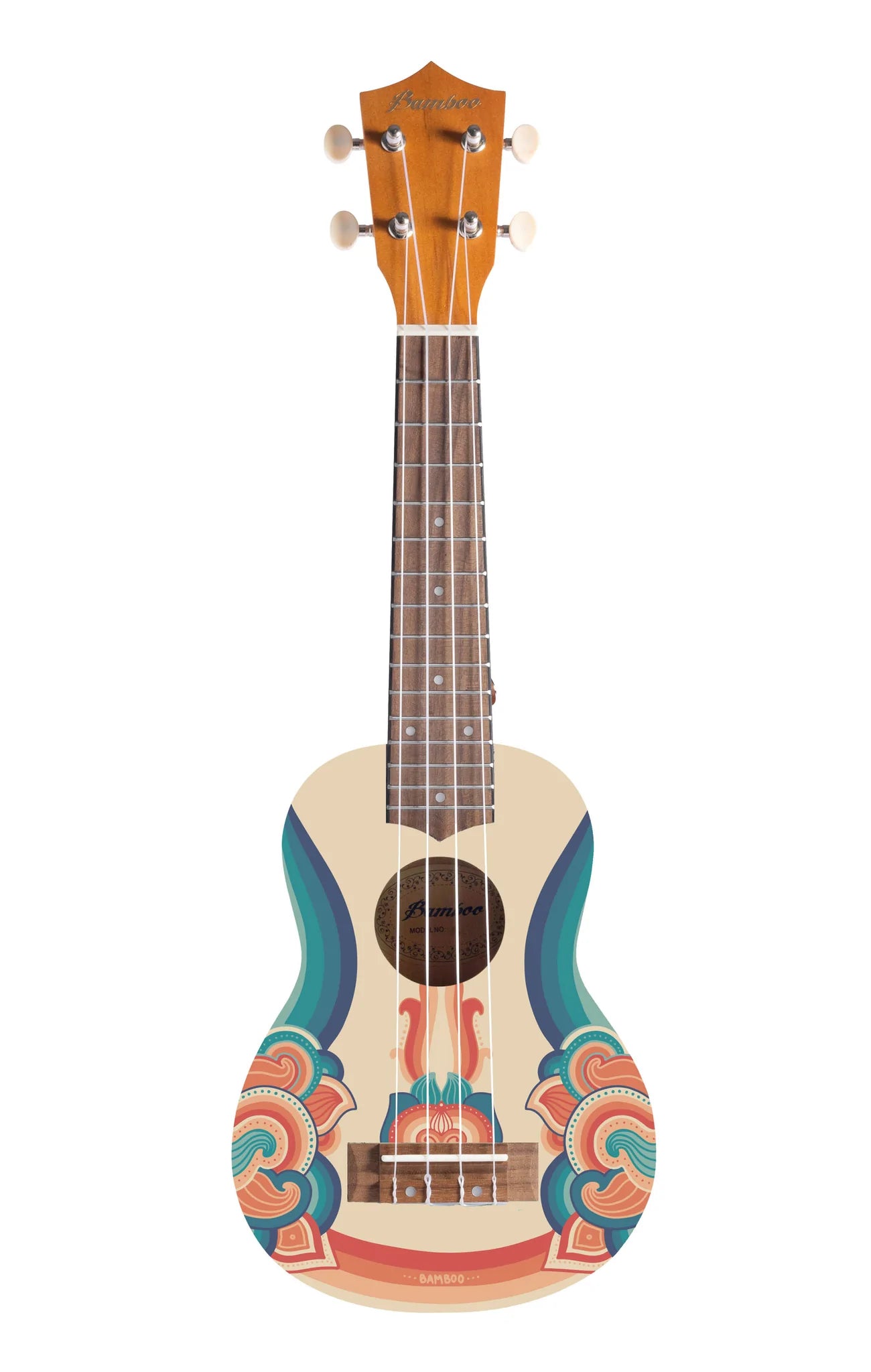 UKELELE BAMBOO SOPRANO RETRO