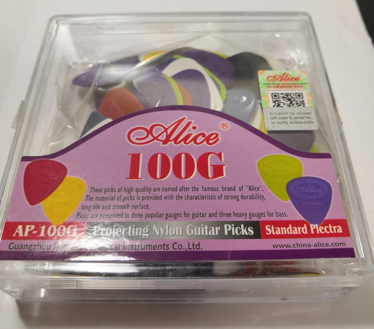 PAQUETE DE 100 PLUMILLAS ALICE NYLON CON RELIEVE N