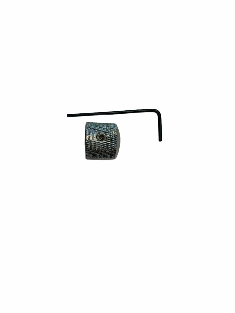 PERILLA METALICA PARA POTENCIOMETRO CROMADA