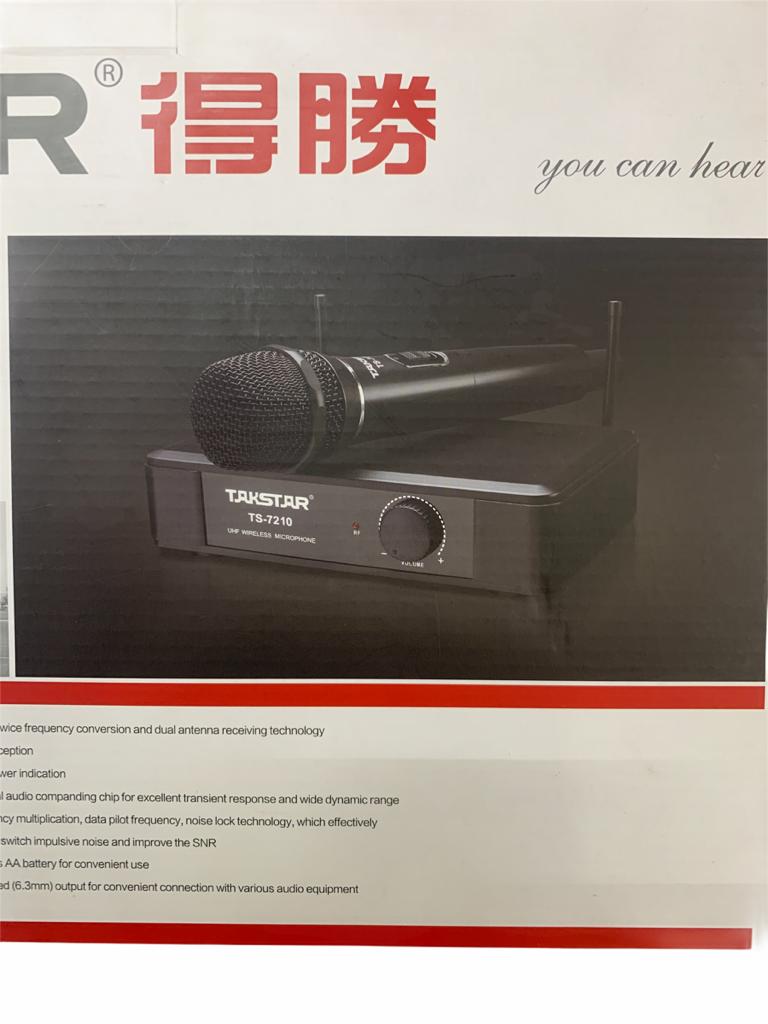 MICROFONO INALAMBRICO UHF TAKSTAR TS-7210P | N