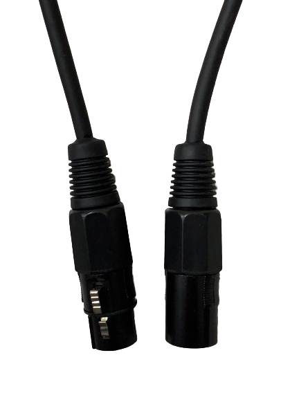 CABLE PARA MICROFONO XLR-XLR PLUG METALICO NEGRO. 6M 080-852 N