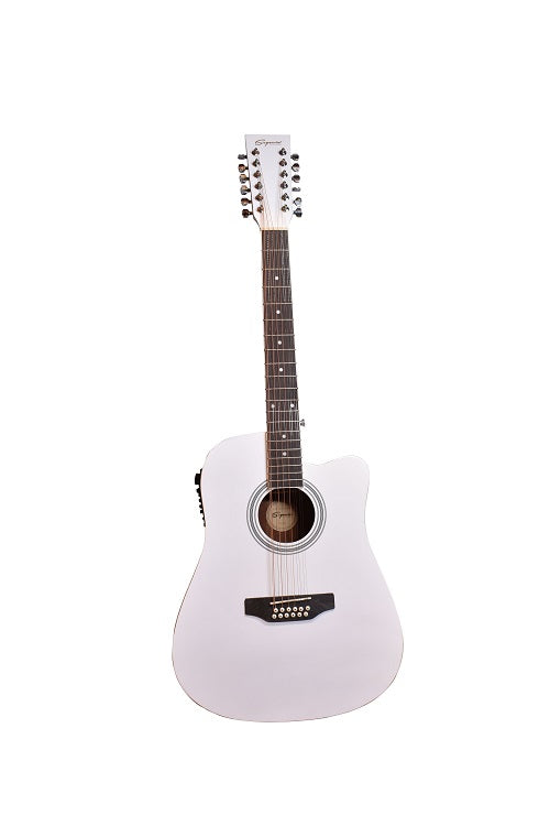 DOCEROLA ELECTROACUSTICA BLANCA 12 CDAS SEGOVIA. | SGC12WH N