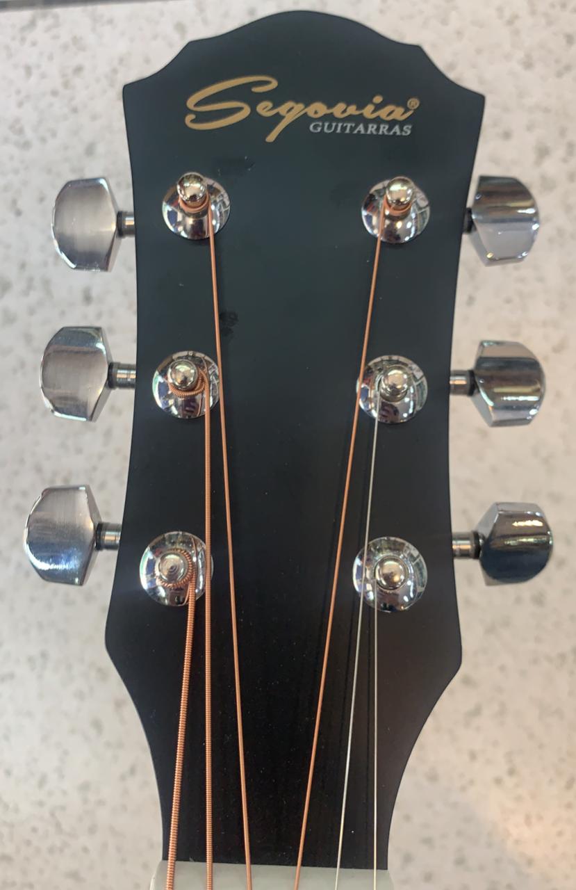 GUITARRA TEXANA ELECTROACUSTICA CON RESAQUE NATURAL MATE SEGOVIA SGG118ELNT N