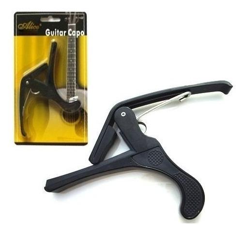 CAPO P/GUITARRA CLASICA METAL NEGRO ALICE N