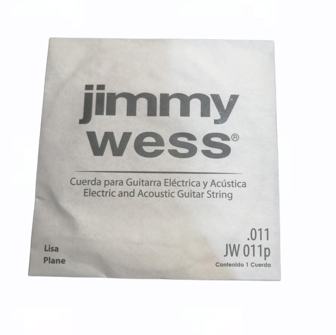 PAQUETE DE CUERDAS GUITARRA ELEC/ACUST. JIMMYWESS LISA ,11 N