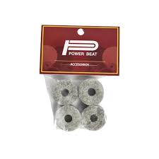 RONDANAS POWER BEAT PARA ATRIL DE PLATILLO, FIELTRO (4 PIEZAS)