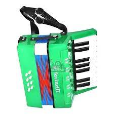 ACORDEON INFANTIL DE 17 TECLAS PARA NIÑO FARINELLI VERDE N