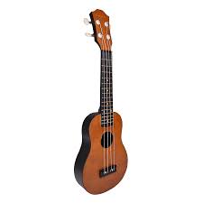 UKULELE SOPRANO LINDEN/ABS COLOR CAFÉ CON FUNDA COPACABANA