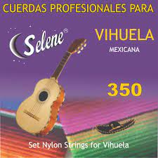 JUEGO DE CUERDAS PARA VIHUELA NYLON TRANSPARENTE SELENE 350 N