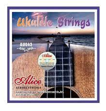 JUEGO DE CUERDAS PARA UKULELE SOPRANO C(Do) NYLON CRISTAL ALICE