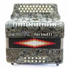 ACORDEON 3012 GRIS FARINELLI FA 31 BOTONES 12B 3012FAG N