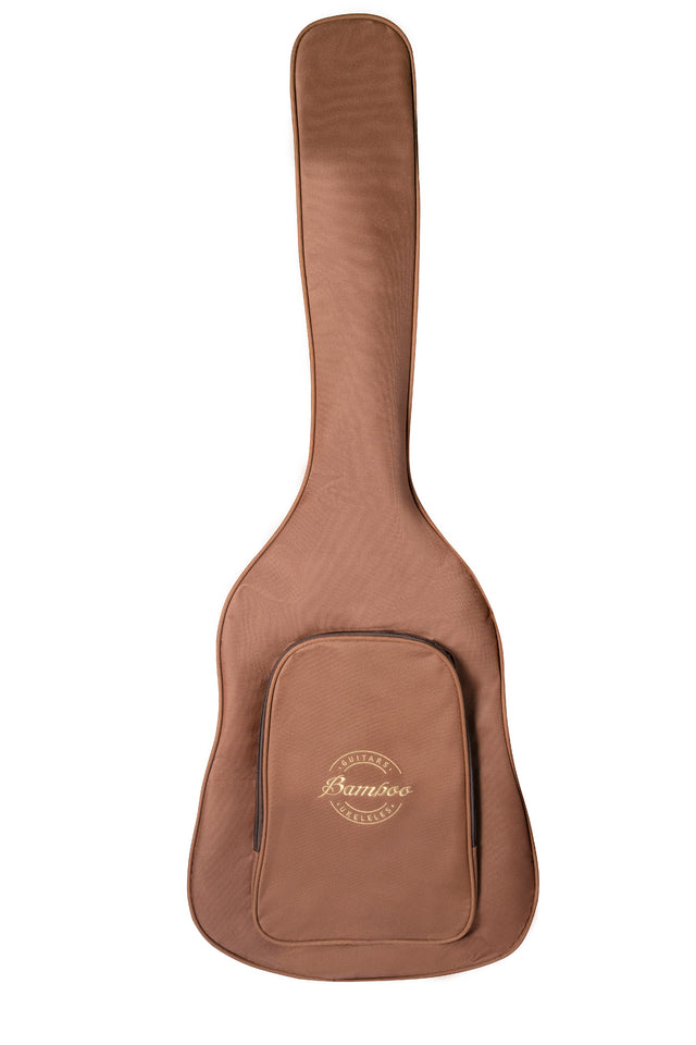 GUITARRA ACUSTICA MADERA DE BAMBÚ 38" CUERDA METAL CON FUNDA