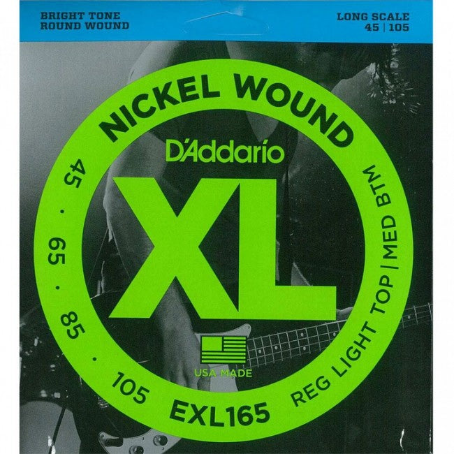 JGO CUERDAS DADDARIO PARA BAJO ELECTRICO EXL165 N