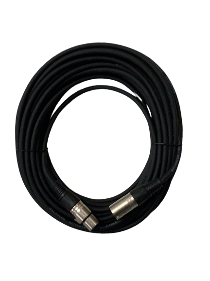 CABLE PARA MICROFONO XLR-XLR 15 M PLUG CROMADO N