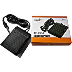 PEDAL DE SUSTAIN P/ TECLADO NEGRO MUSEDO TB-004 N
