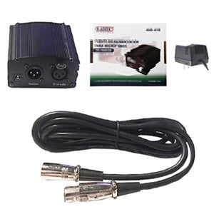 FUENTE DE ALIMENTACION PARA MICROFONOS TIPO PHANTOM 490-615