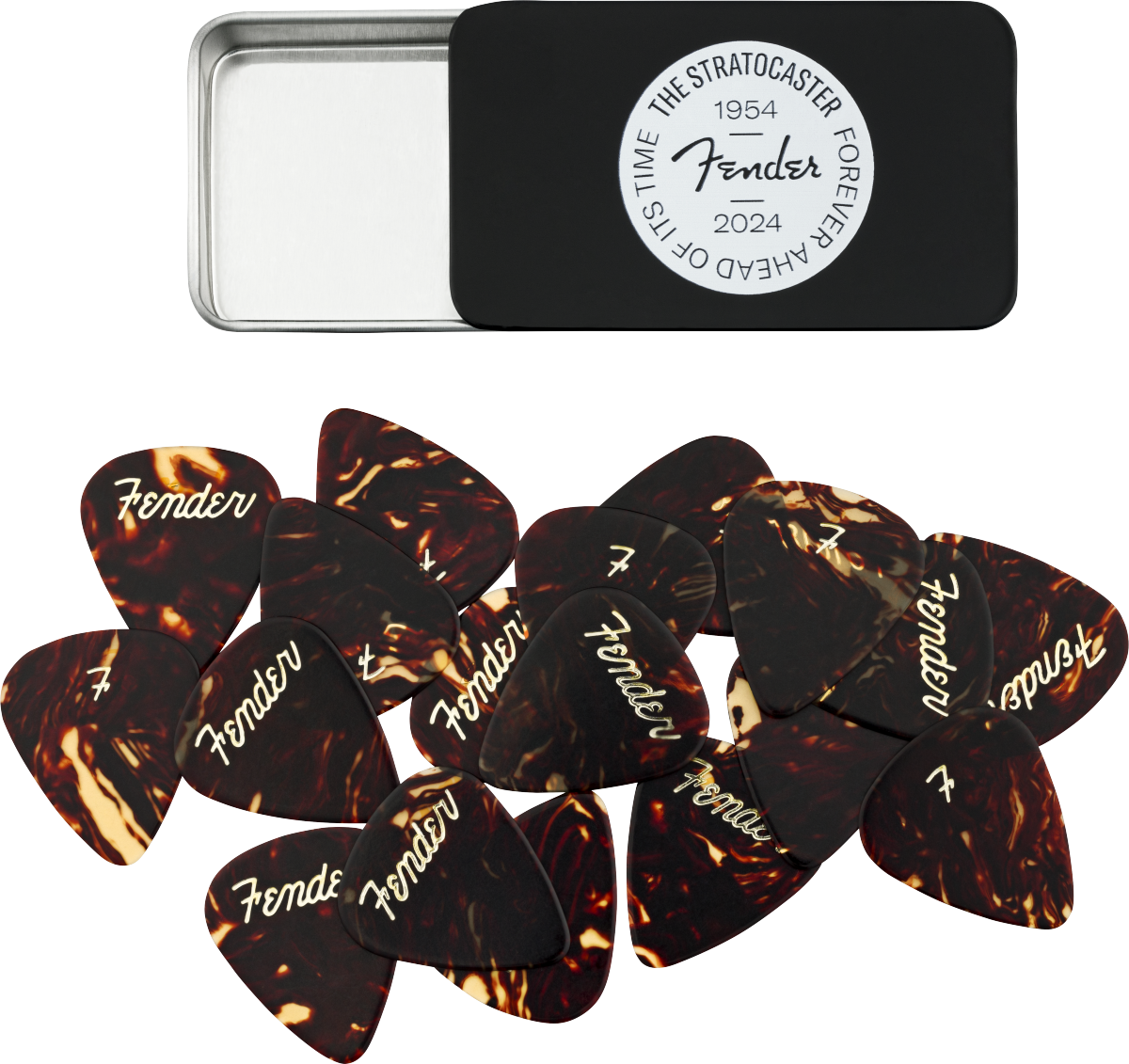 Estuche Fender con Puas 70· Aniversario- 12 Puas N