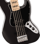 BAJO ELECTRICO SQUIERJAZZ BASS V ACTIVE SERIE AFFINITY BLACK METALLIC N