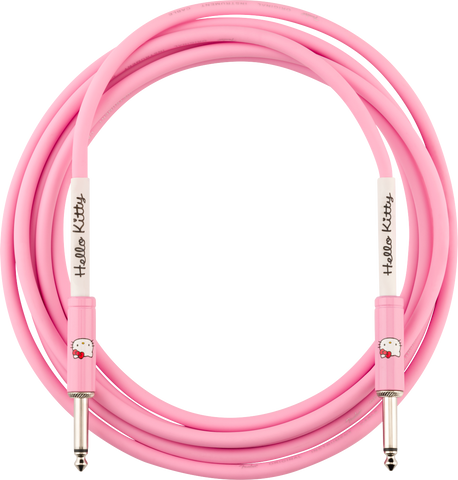 CABLE PARA INSTRUMENTO FENDER HELLO KITTY ORIGINAL 3 M ROSA 0990510156 N