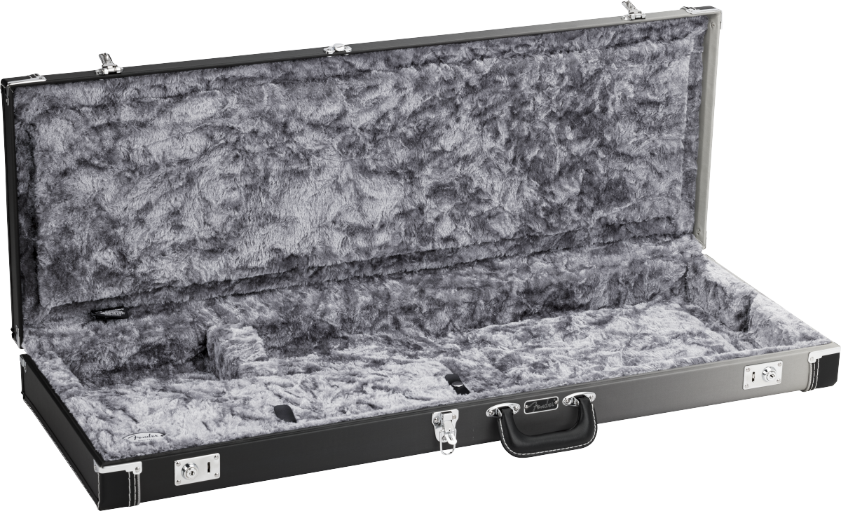 ESTUCHE RIGIDO FENDER PARA STRAT/TELE  OMBRÉ SILVER SMOKE N