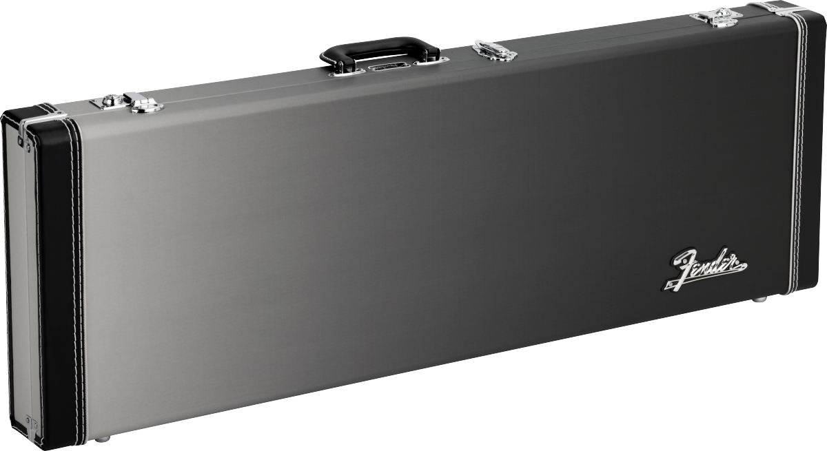 ESTUCHE RIGIDO FENDER PARA STRAT/TELE  OMBRÉ SILVER SMOKE N