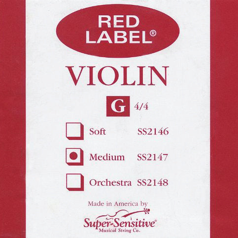 Cuerda para Violin 4a "g" (sol) Super Sensitive | Ss2147 N