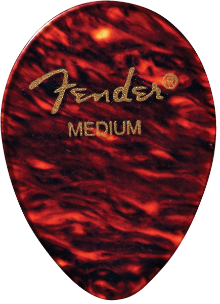 PUAS FENDER CLÁSICAS DE CELULOIDE, FORMA 354, PAQUETE DE 12 MEDIUM M N