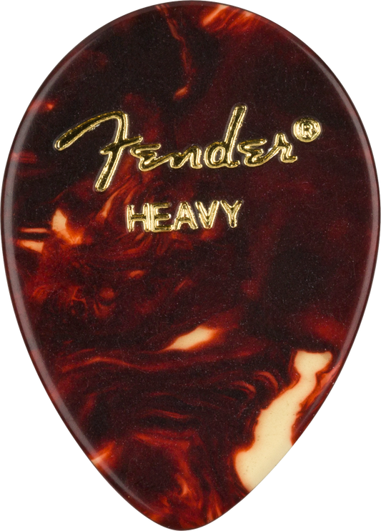 PUAS FENDER CLÁSICAS DE CELULOIDE, FORMA 354, PAQUETE DE 12 HEAVY N