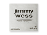 PAQUETE JIMMY WESS PRO PARA GUITARRA ELECTRICA, 0.042 NIQUEL (12 PIEZAS) N