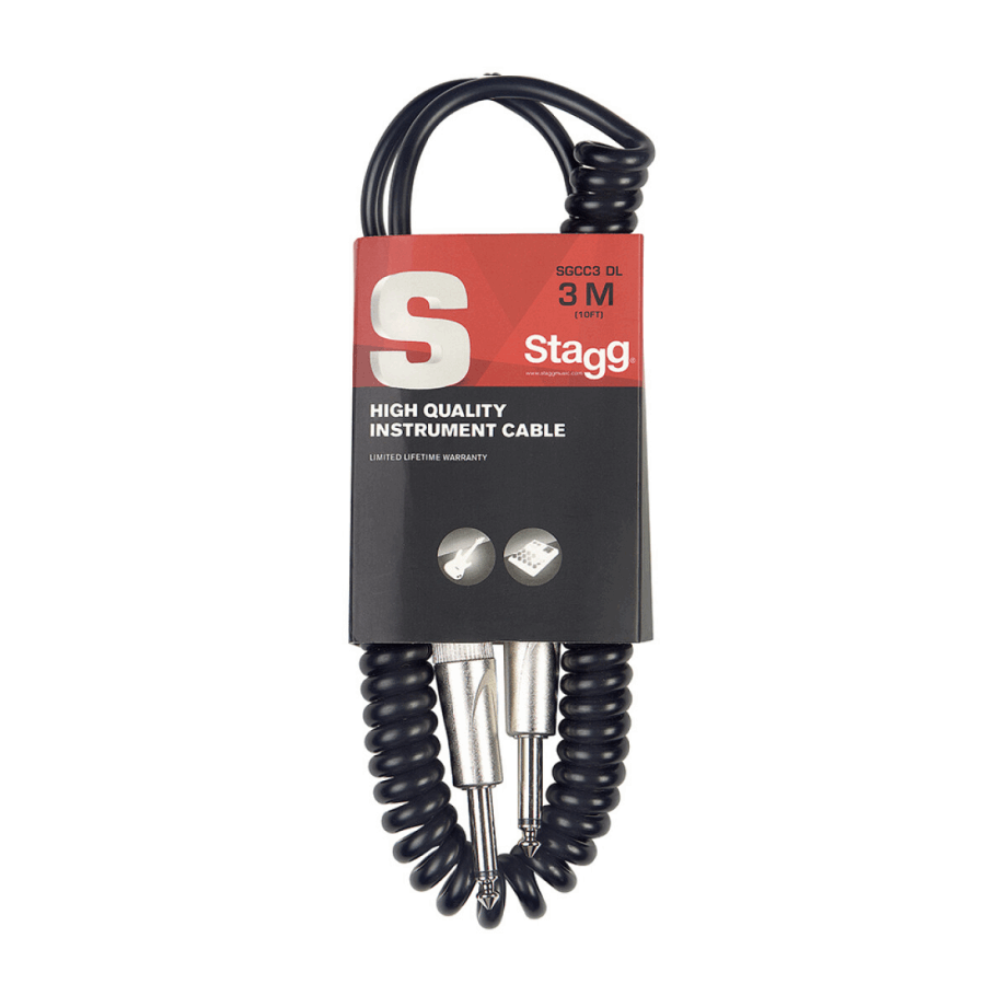CABLE DE INSTRUMENTO, PLUG / PLUG (M / M), 3 M, ESPIRAL ENROLLADO, SGCC3 DL N