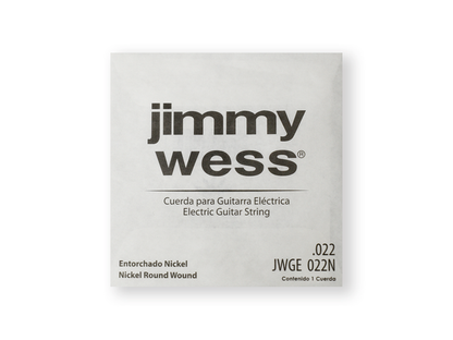 Paquete de Cuerda de Guitarra Electrica Jimmywess Pro4a.niq.22 (12 Piezas) N
