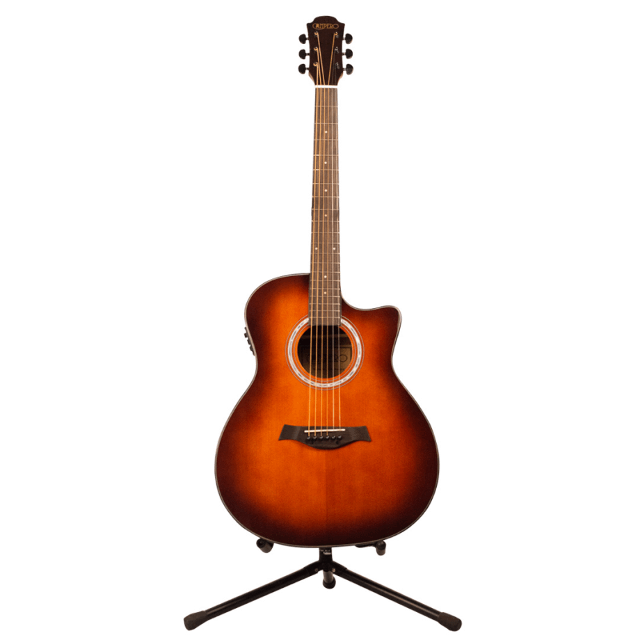 GUITARRA CAMPERO MAHOGANY ELECTROACUSTICA CON RESAQUE SUNBURST | C-EA-MHR-SB N