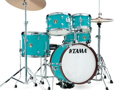 Tama LJK56H5-AQB — Bateria Tama ''Club-Jam'' De 5 Pzas. Azul Agua Con Atriles Y Asiento