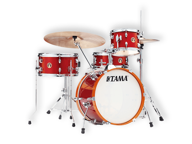 Tama LJK48H4-CPM — Bateria Tama ''Club-Jam'' De 4 Pzas. Rojo Brillante Con Atriles Y Asiento