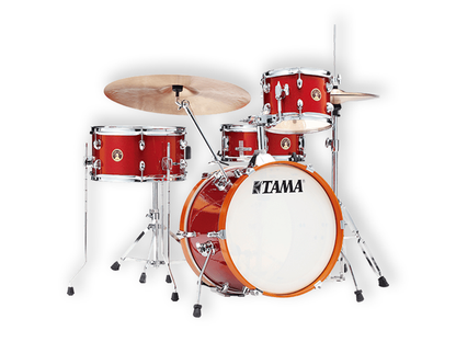 Tama LJK48H4-CPM — Bateria Tama ''Club-Jam'' De 4 Pzas. Rojo Brillante Con Atriles Y Asiento