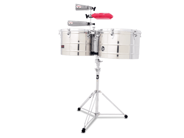 LP LP1516-S — Timbales Lp ''Prestige'' 15" & 16", Cromados Con Atril