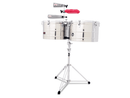 LP LP1516-S — Timbales Lp ''Prestige'' 15" & 16", Cromados Con Atril