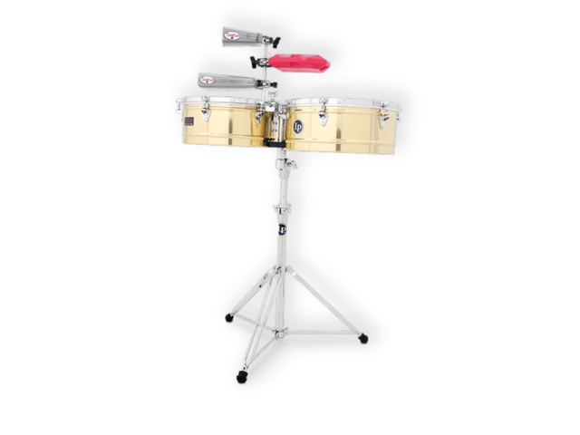 LP LP1415-BZ — Timbales Lp "Prestige" 14" & 15", Bronce Con Atril