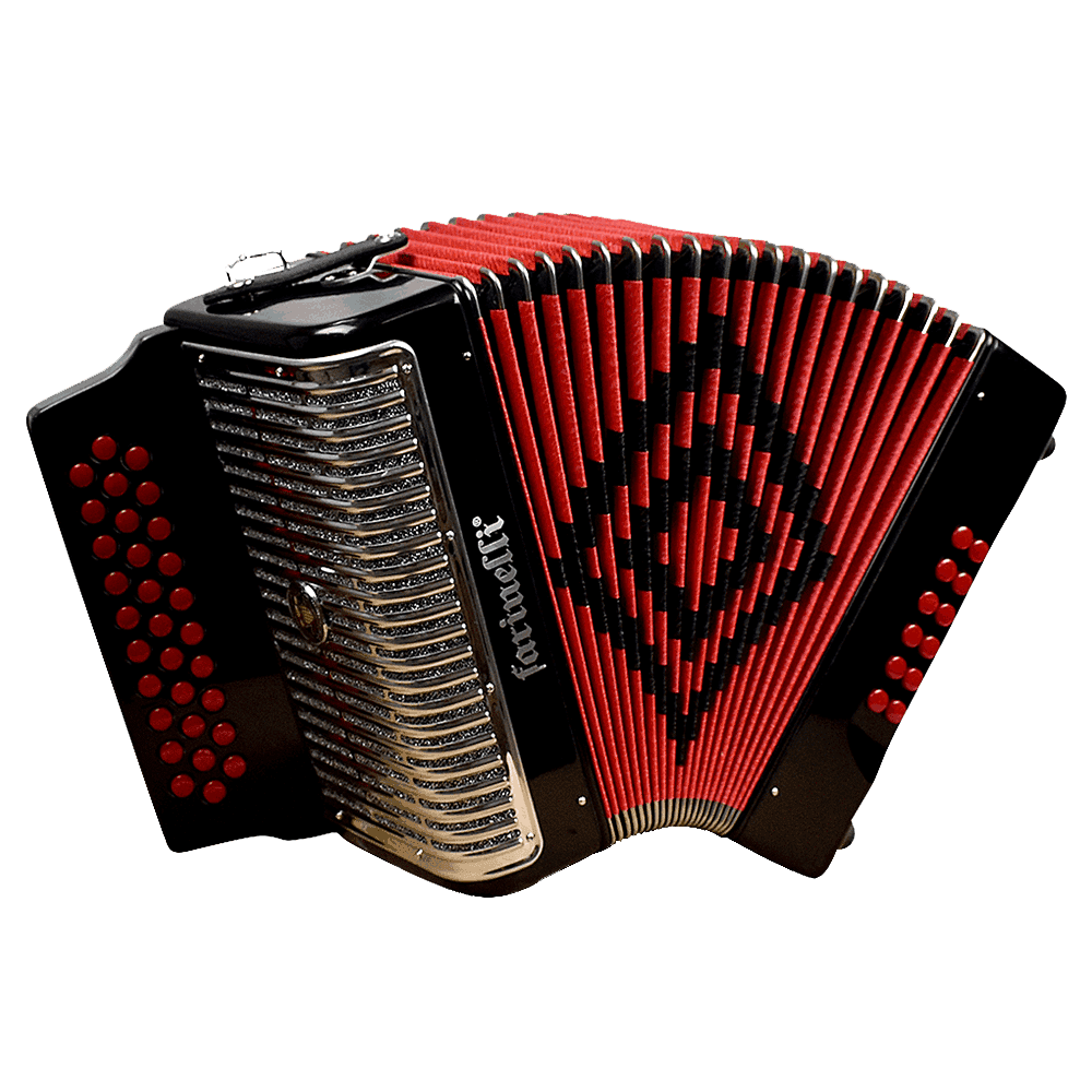 ACORDEON BOTONES FA NEGRO 3012 BR FARINELLI PREMIUM 3012FAN2HG N