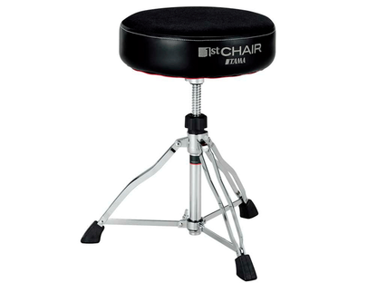 Tama HT430BC — Asiento Tama 1St Chair -Round Rider Para Baterista, Tela Negra