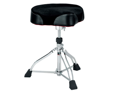 Tama HT530BC — Asiento Tama 1St Chair -Round Rider Para Baterista, Tela Negra