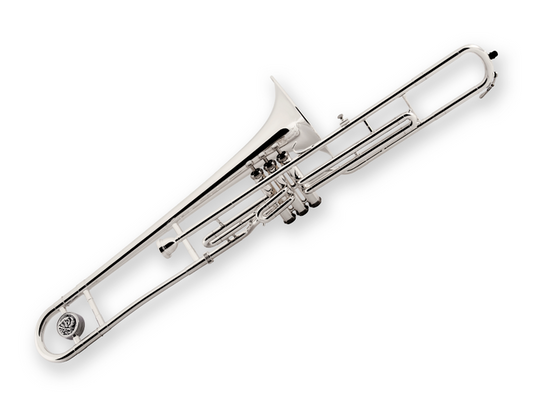 Jupiter JTB720VNQ — Trombon De Embolos Do Jupiter Niquelado Con Estuche