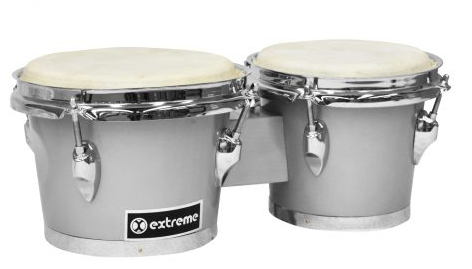 BONGO 7 Y 8 EXTREME PLATA ARO CROMADO EXBG010 N
